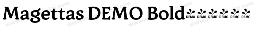 Magettas DEMO Bold字体转换